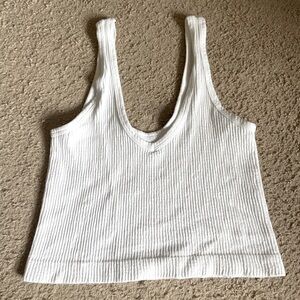 Urban Outfitters Out From Under Drew Seamless Ribbed Cropped Tank Top